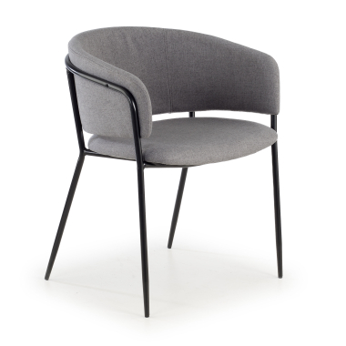 chaise de conference anthracite margot tissu accoudoirs fixes 1