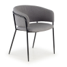 Chaise Salle d'Attente Margot, dossier enveloppant