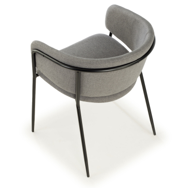 chaise de conference anthracite margot tissu accoudoirs fixes 7