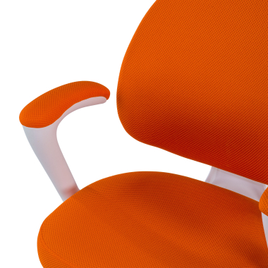 chaise de bureau enfant orange mickey tissu accoudoirs fixes 8