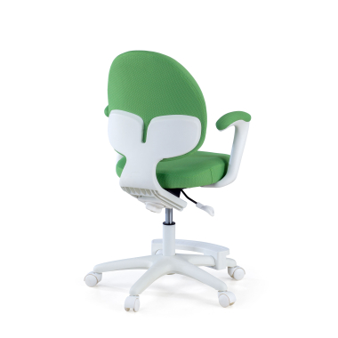 chaise de bureau enfant vert mickey tissu accoudoirs fixes 5