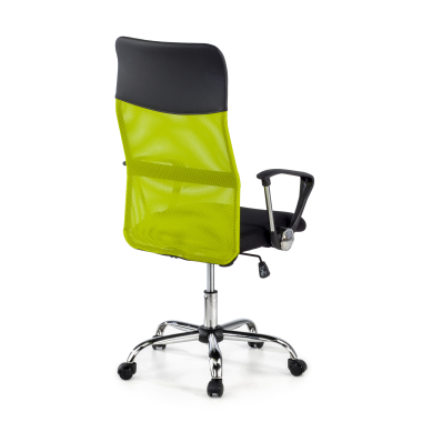 chaise de bureau vert nova maille accoudoirs fixes 7