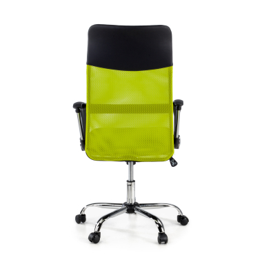 chaise de bureau vert nova maille accoudoirs fixes 9