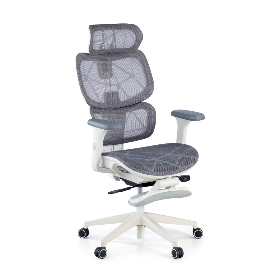 Chaise ergonomique Every en maille, avec Repose-Pieds Extensible