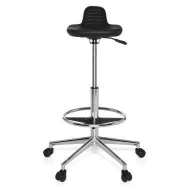 tabouret datelier et de laboratoire noir maxwork 41 plastique sans accoudoirs 3