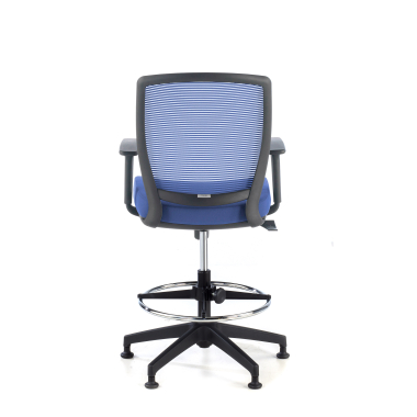 tabouret ergonomique bleu tabouret maille accoudoirs reglables 1d 6