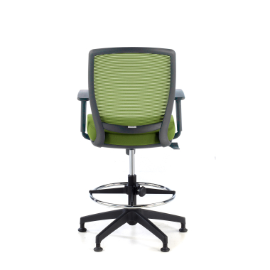 tabouret ergonomique vert tabouret maille accoudoirs reglables 1d 6