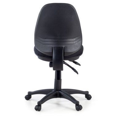 chaise de bureau noir sans bras tissu sans accoudoirs 6