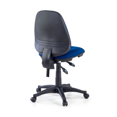 chaise de bureau bleu sans bras tissu sans accoudoirs 6