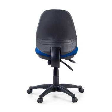 chaise de bureau bleu sans bras tissu sans accoudoirs 7