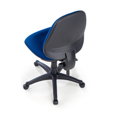 chaise de bureau bleu sans bras tissu sans accoudoirs 8