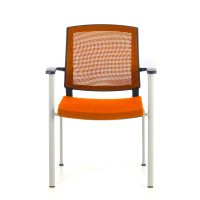 Chaise Visiteur Adam, Confortable et Robuste, Structure métallique
