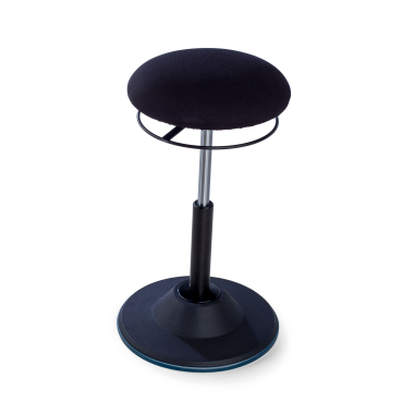 tabouret ergonomique noir move tissu sans accoudoirs 3