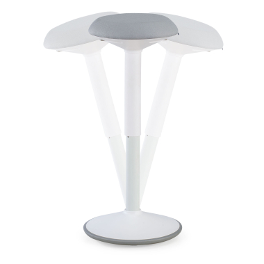 tabouret ergonomique blanc gris activepro tissu sans accoudoirs 1