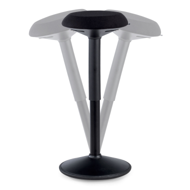 tabouret ergonomique noir activepro tissu sans accoudoirs 1