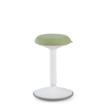tabouret ergonomique blanc vert activepro tissu sans accoudoirs 4