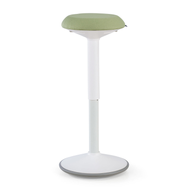 tabouret ergonomique blanc vert activepro tissu sans accoudoirs 3