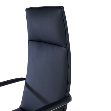 fauteuil de bureau noir hamilton simil cuir accoudoirs fixes 10