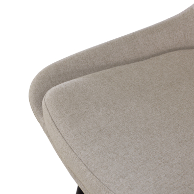 tabouret de bureau beige giselle tissu accoudoirs rembourres 7