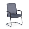 Chaise Visiteur Bali, dossier ergonomique, en maille
