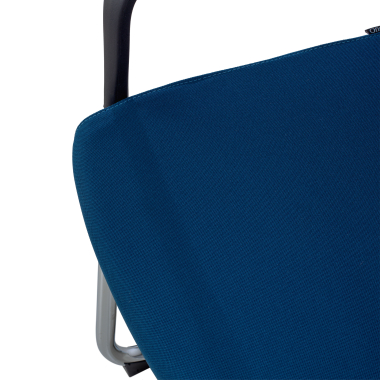 chaise de conference bleu rouge respirant maille accoudoirs fixes 9