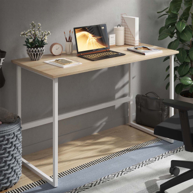 bureau pour ordinateur beige zenda 2