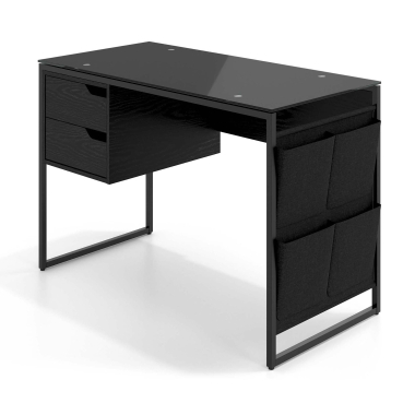 bureau pour ordinateur noir pulse 4