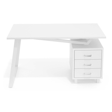 bureau pour ordinateur blanc orbit 3