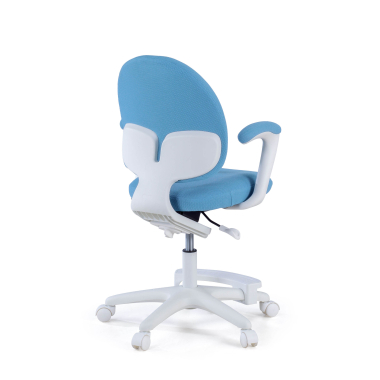 chaise de bureau enfant bleu mickey tissu accoudoirs fixes 8