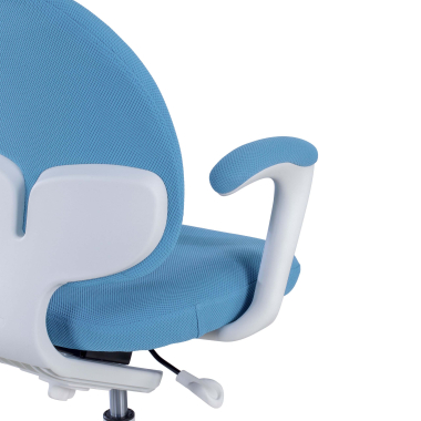 chaise de bureau enfant bleu mickey tissu accoudoirs fixes 6