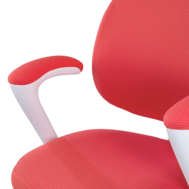 chaise de bureau enfant rose mickey tissu accoudoirs fixes 5
