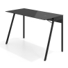 Bureau avec chargeur wireless Stellar, verre trempé