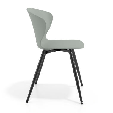 chaise de conference anthracite 4 pattes plastique accoudoirs fixes 3
