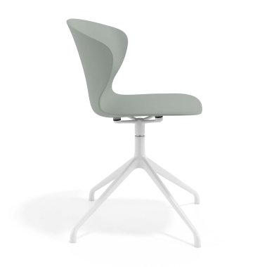 chaise de reunion blanc anthracite base pyramide plastique accoudoirs fixes 3