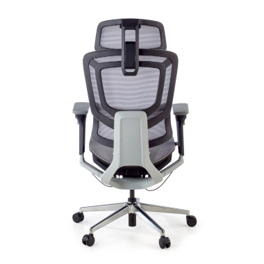 chaise ergonomique gris valkyr maille accoudoirs reglables 4d double soutien lombaire appui tete 12