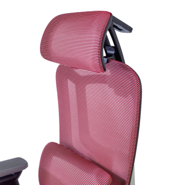 chaise ergonomique rouge valkyr maille accoudoirs reglables 4d double soutien lombaire appui tete 10