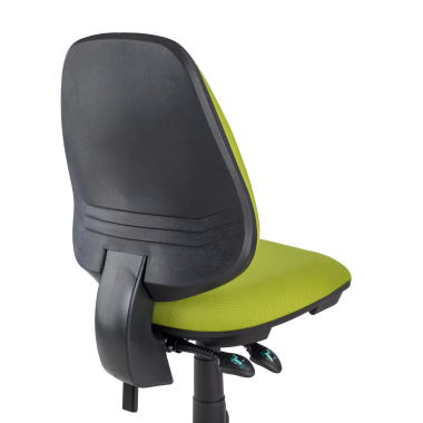 chaise de bureau vert sans bras tissu sans accoudoirs 7