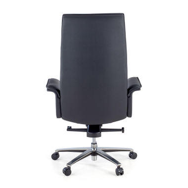 fauteuil de bureau noir essen cuir authentique accoudoirs fixes 9
