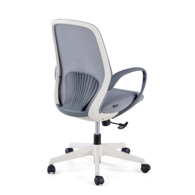 chaise pivotante gris whisper maille accoudoirs fixes 7