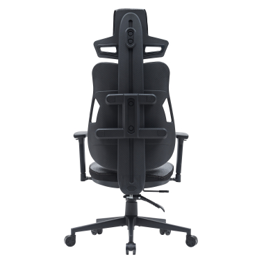 chaise gaming gris phoenix tissu accoudoirs reglables 3d appui tete 3