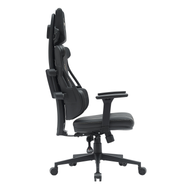 chaise gaming noir phoenix tissu accoudoirs reglables 3d appui tete 6