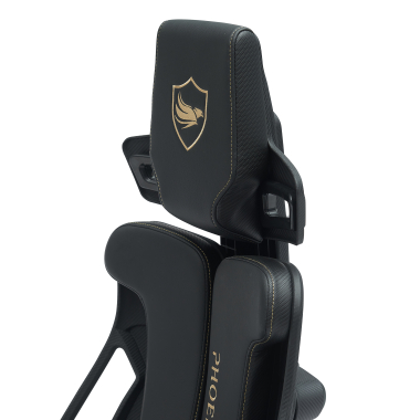 chaise gaming noir phoenix tissu accoudoirs reglables 3d appui tete 5