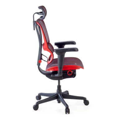 chaise gaming rouge chaise gaming maille accoudoirs reglables 5d soutien lombaire appui tete 7