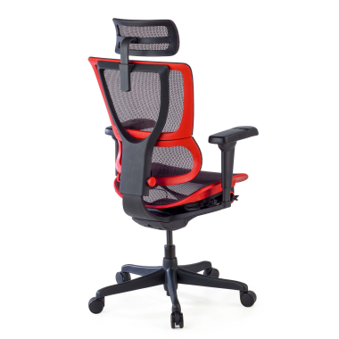 chaise gaming rouge chaise gaming maille accoudoirs reglables 5d soutien lombaire appui tete 8