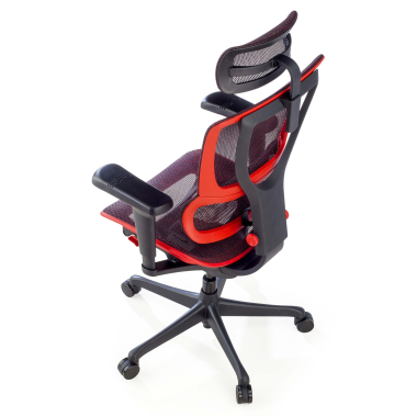 chaise gaming rouge chaise gaming maille accoudoirs reglables 5d soutien lombaire appui tete 10