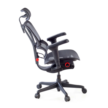 chaise gaming noir chaise gaming maille accoudoirs reglables 5d soutien lombaire appui tete 5
