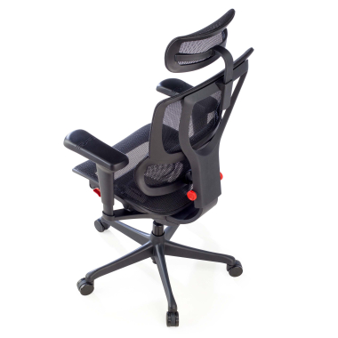 chaise gaming noir chaise gaming maille accoudoirs reglables 5d soutien lombaire appui tete 11