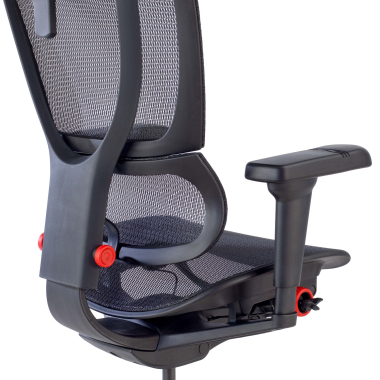 chaise gaming noir chaise gaming maille accoudoirs reglables 5d soutien lombaire appui tete 4