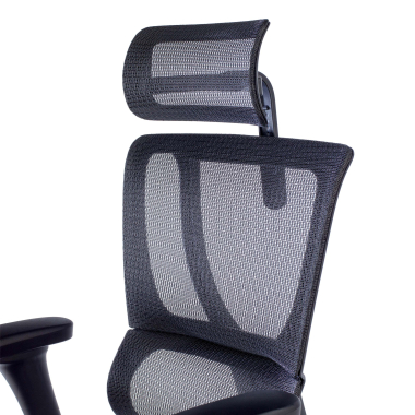 chaise ergonomique noir chaise de bureau maille accoudoirs reglables 3d soutien lombaire appui tete 10