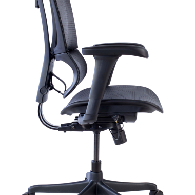 chaise ergonomique noir chaise de bureau maille accoudoirs reglables 3d soutien lombaire appui tete 5